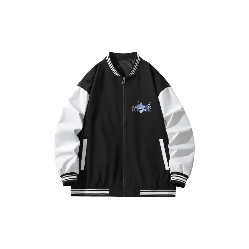 Small Columns Under The Sea Baseball Jacket Unisex-1