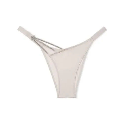 Victoria's Secret 24 Big Show Collection VERY SEXY Underpants Women's Light Gray