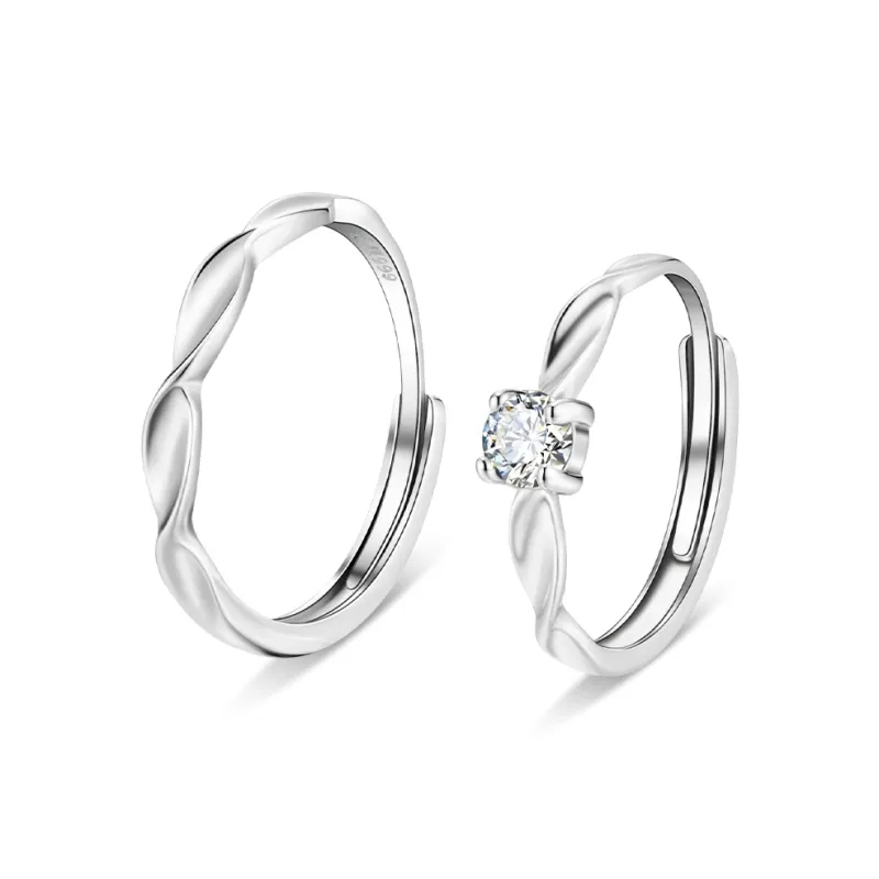 SOFTDORA 999 Fine Silver Rings Unisex-0