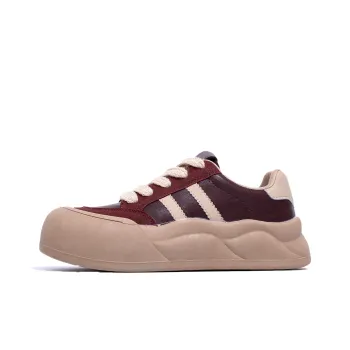 La Chapelle Cushioning Wear Resistant Low Top Skateboard Shoes Women's Ancora Red