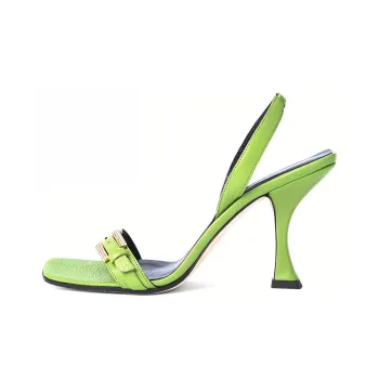 By Far Carlotta Strap Sandals Women's Light Green