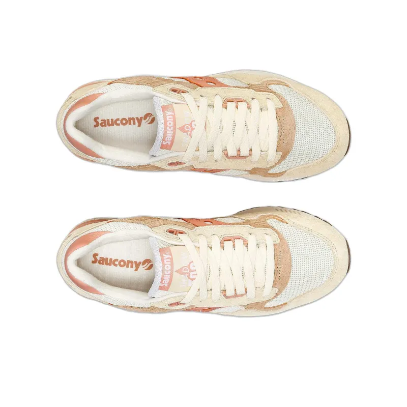 Saucony Shadow 5000 Anti Slip Wear Resistant Low Top Casual Running Shoes Unisex Khaki-4