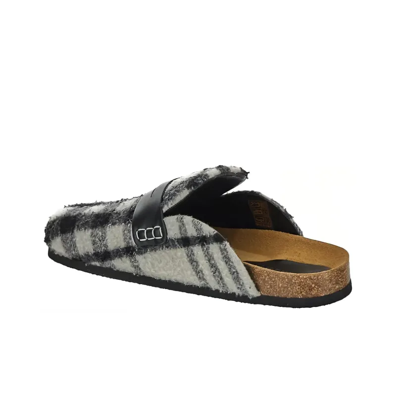 JW Anderson Check Loafer Mules-3