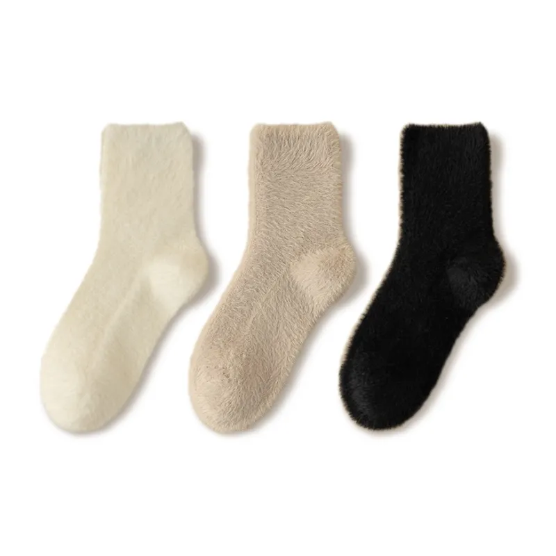 JIAZINI Mid Calf Socks Women's 3 Pack-2