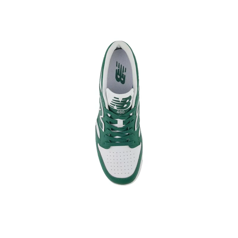New Balance 480 Team Forest Green White-3