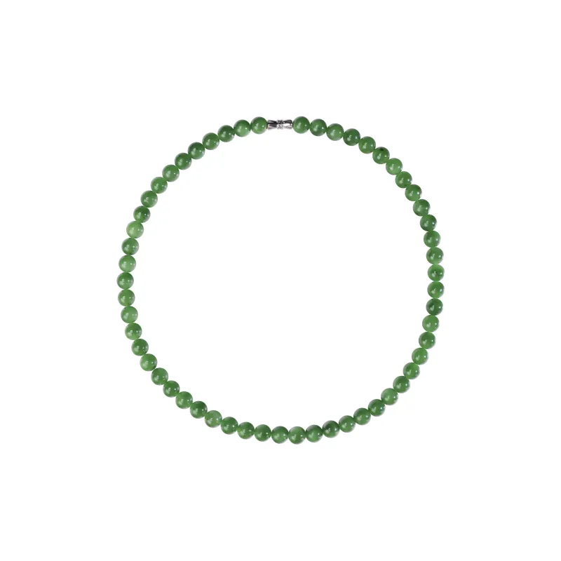 Qingjing Hetian Jade Necklaces Jasper Women's-0
