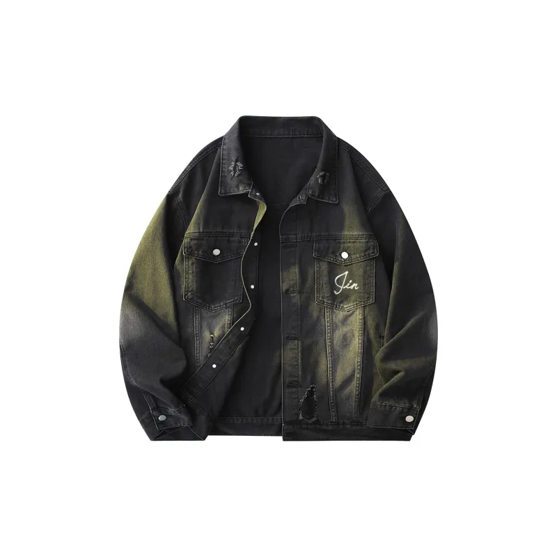 JINBEILE Denim Jackets Unisex-1