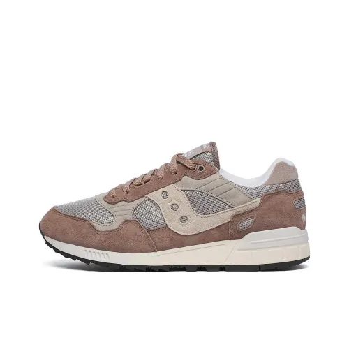 Saucony Shadow 5000 Anti Slip Wear Resistant Low Top Casual Running Shoes Unisex Brown Gray