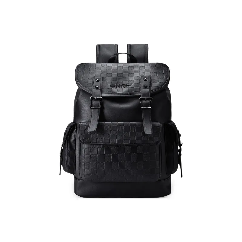 ONRF PVC Backpacks Backpack Large Size Unisex Black-1