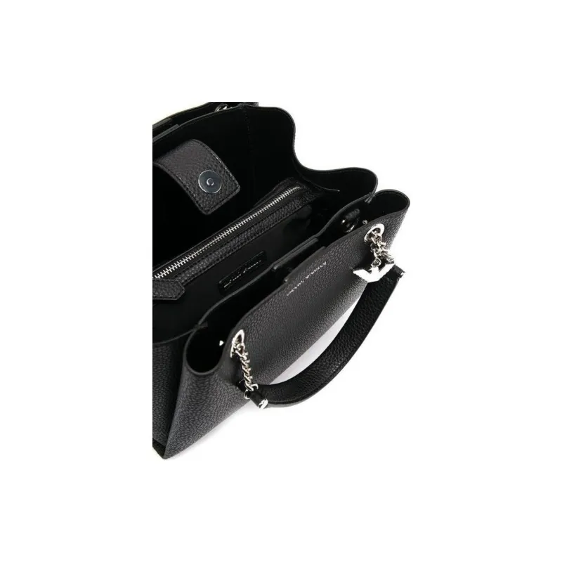 EMPORIO ARMANI PVC Handbag Regular Women's Black-2
