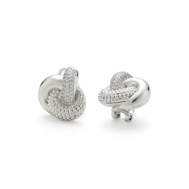 RSNY Gold Plated Copper Stud Earrings Women's-6