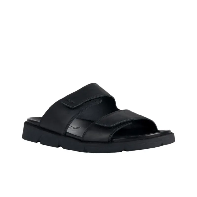 GEOX Slip Resistant Slide Slippers Men's Black-1
