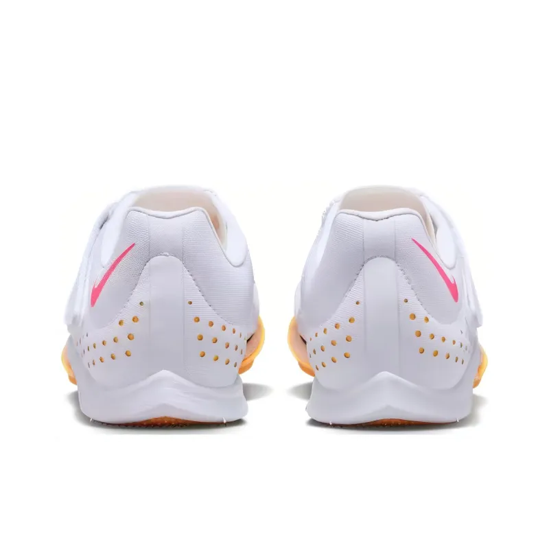 Nike Air Zoom Long Jump Elite White Hyper Pink Orange-3
