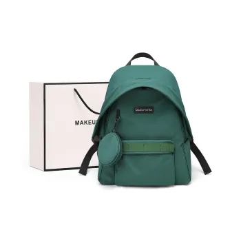 MAKEUP KITTEN Nylon Fabric Laptop Bags Backpacks Backpack Unisex Green