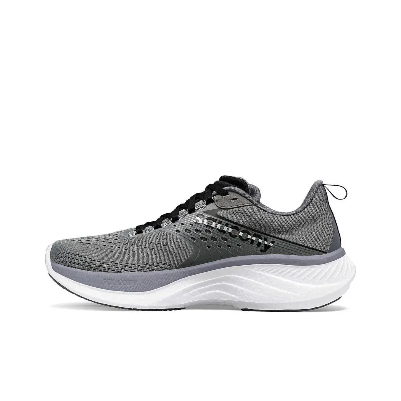 Saucony RIDE 17 Anti-Slip Wear-Resistant Low-Top Running Shoes Men's Gray-2