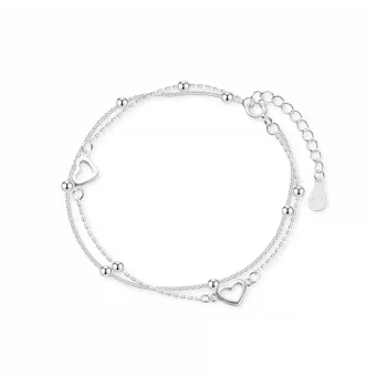 GLOIRE S925 Silver Bracelets Women's Minimalist Style Elegant Fashion Romantic Versatile Everyday Commute BFF Style