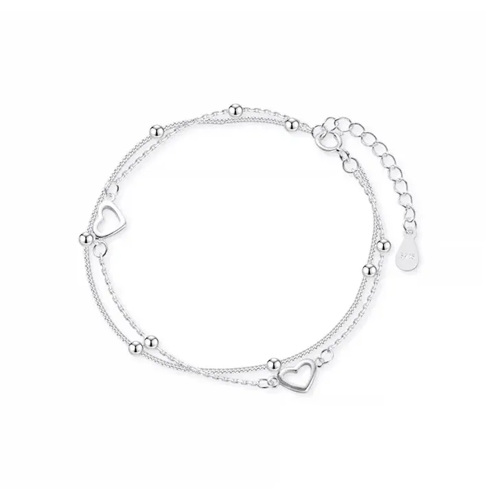 GLOIRE S925 Silver Bracelets Women's Minimalist Style Elegant Fashion Romantic Versatile Everyday Commute BFF Style-0