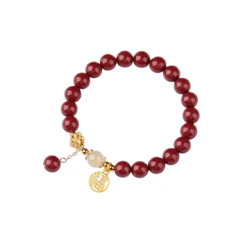 Baozhi Cinnabar Bracelets Women's