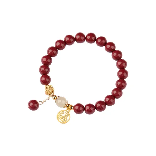 Baozhi Cinnabar Bracelets Women's