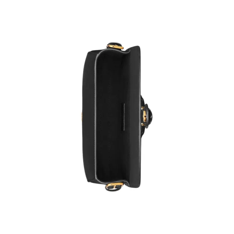 DIOR Bobby Grained Calfskin Crossbody Bag Shoulder Bag Medium Size Women's Black-4