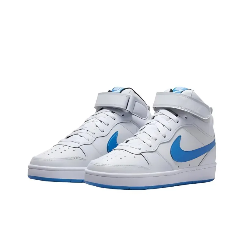 Nike Court Borough Mid 2 'Grey Light Blue' GS-2
