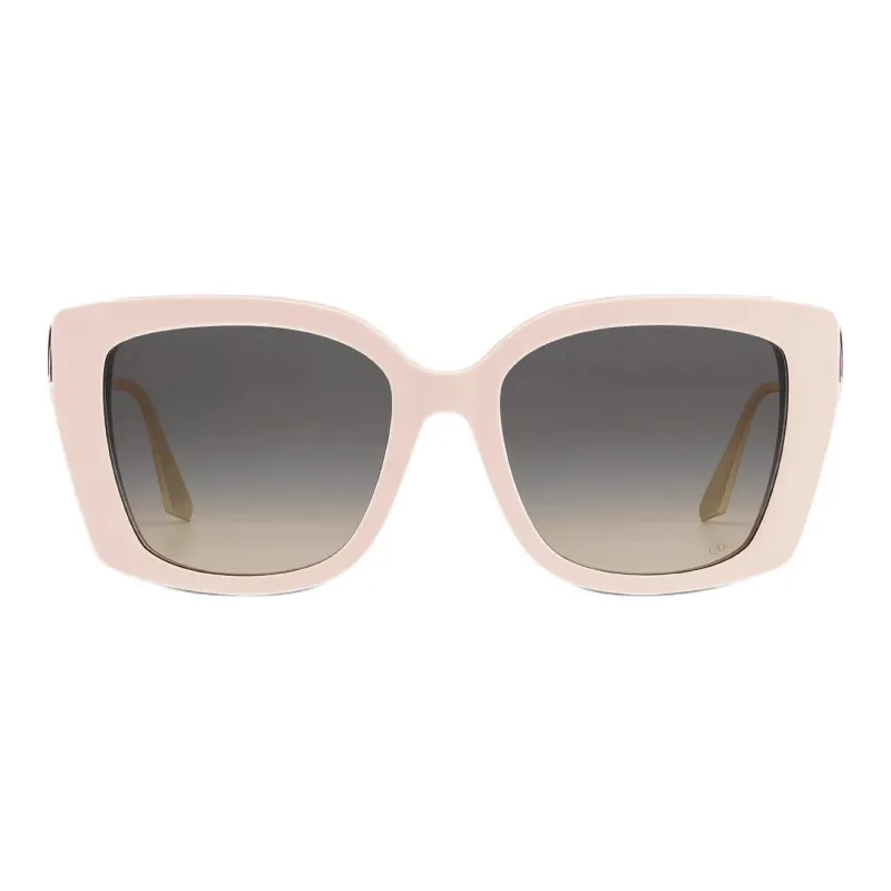 DIOR Acetate Metal Square Sunglasses Women's Pink-1
