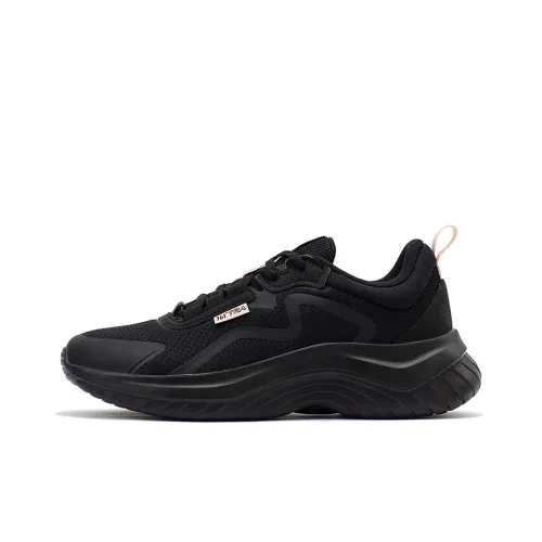 361° Breathable And Lightweight Low Top Carbon Plate Running Shoes Women's Black