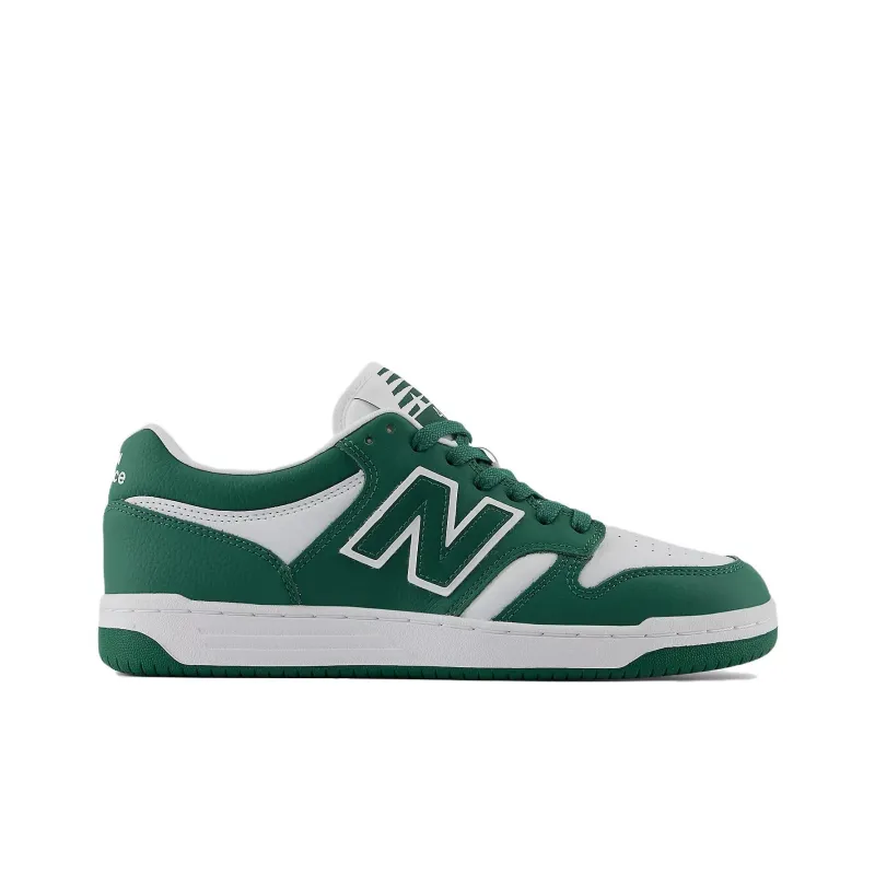 New Balance 480 Team Forest Green White-1