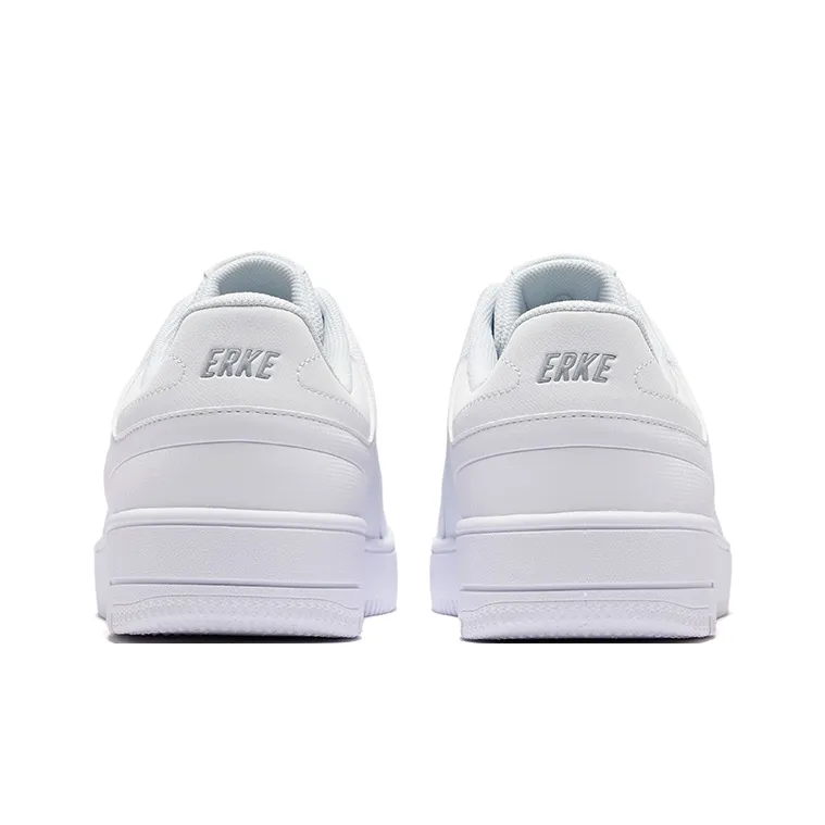 Erke Mist Bamboo 2.0 Lightweight And Breathable Low Top Skateboard Shoes Men's Erke White-4