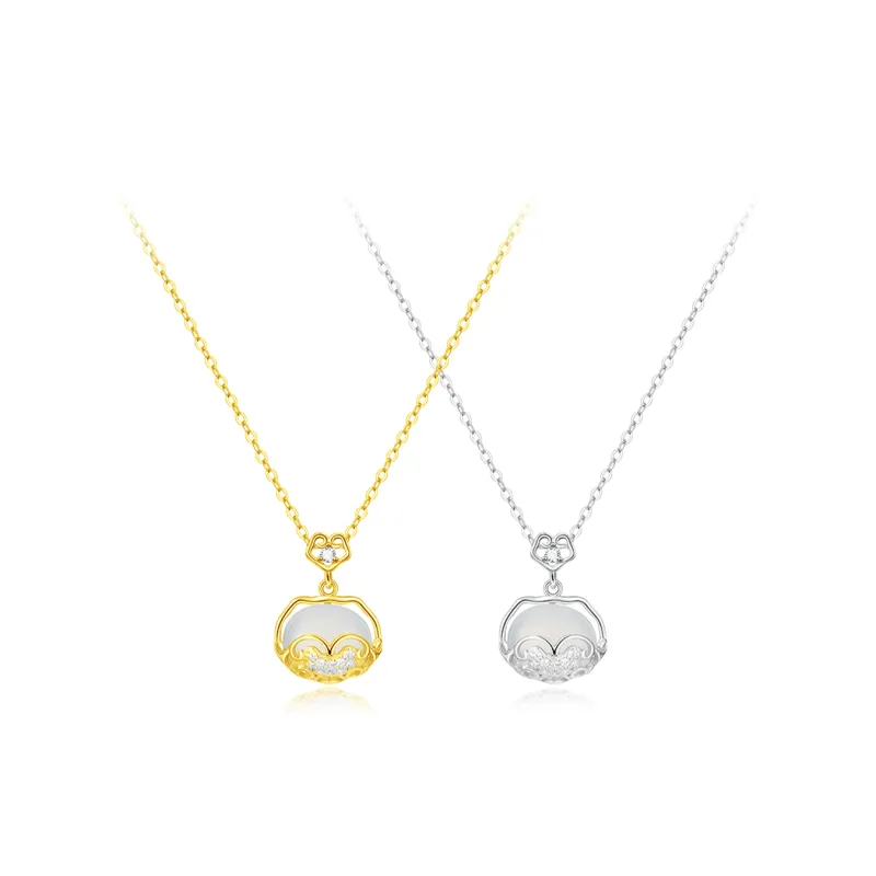 Seven Seven Silver Jewelry Chalcedony Collarbone Chain Unisex-8