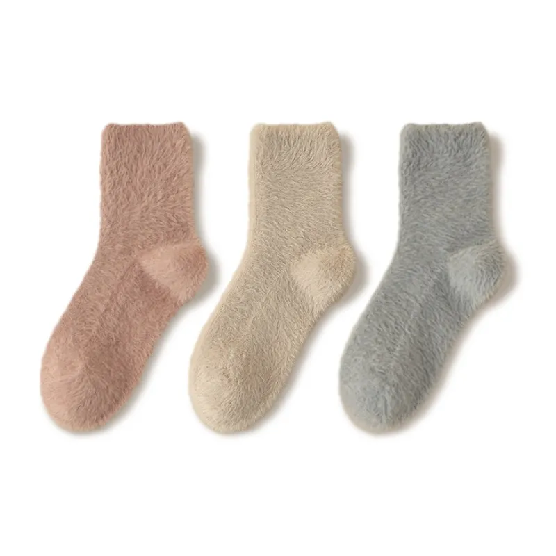 JIAZINI Mid Calf Socks Women's 3 Pack-14