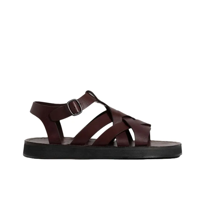 Hereu Beltra Strap Sandals Women's Dark Brown-1