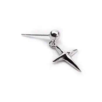 ZWU 925 Sterling Silver Earrings Unisex
