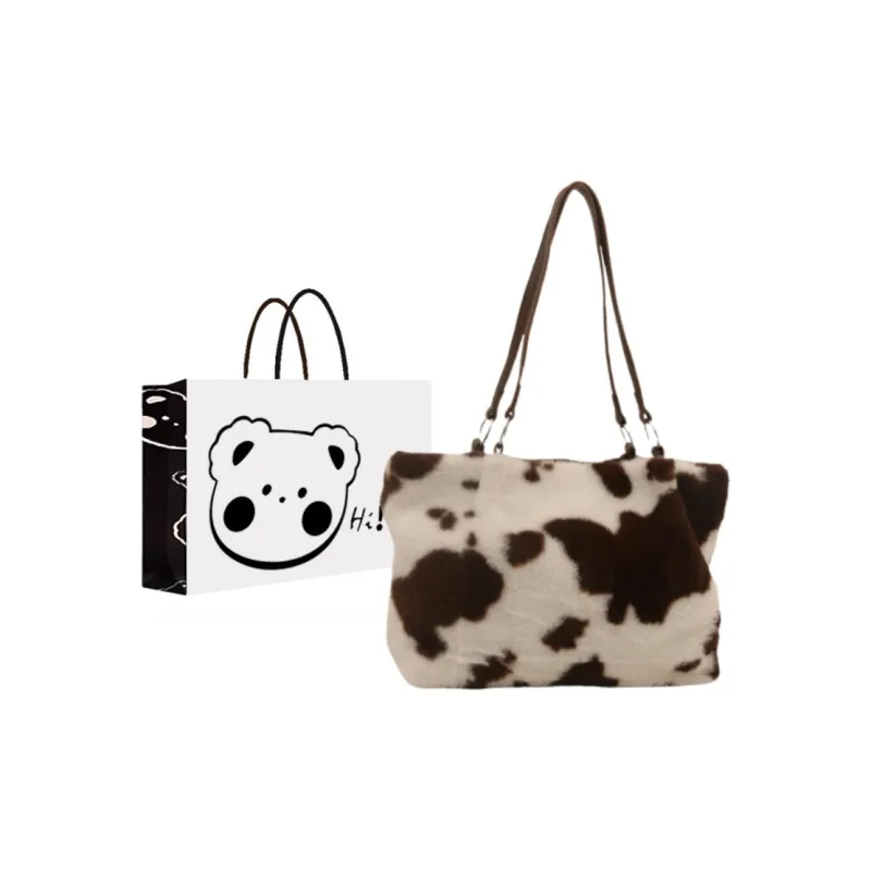 NX DOUGHNUT Plush Handbag, Shoulder Bag Regular Women's Multicolor-6