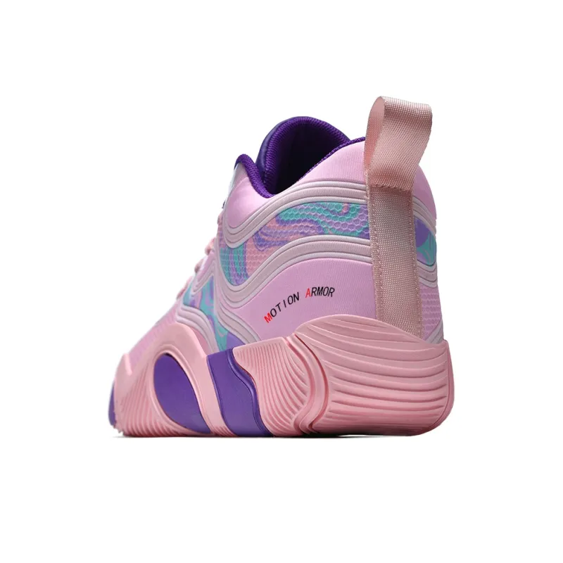 Motion Armor Abrasion Resistant Coverage Low Top Basketball Shoes Unisex-6