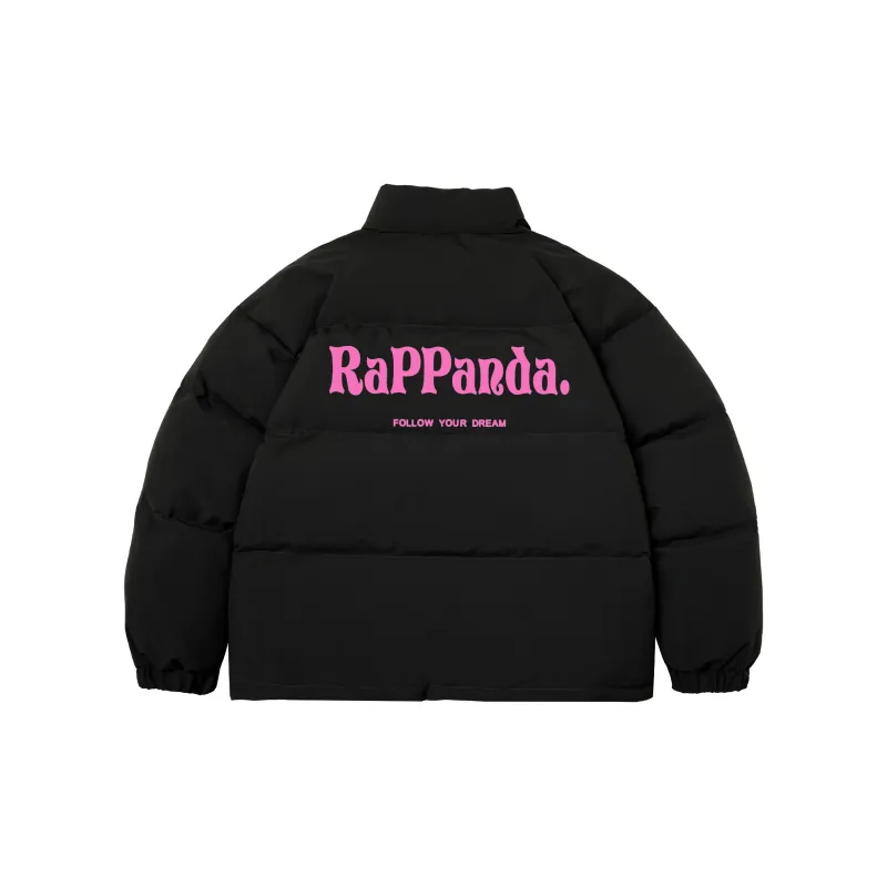 RAP PANDA Puffer Jackets Unisex-1