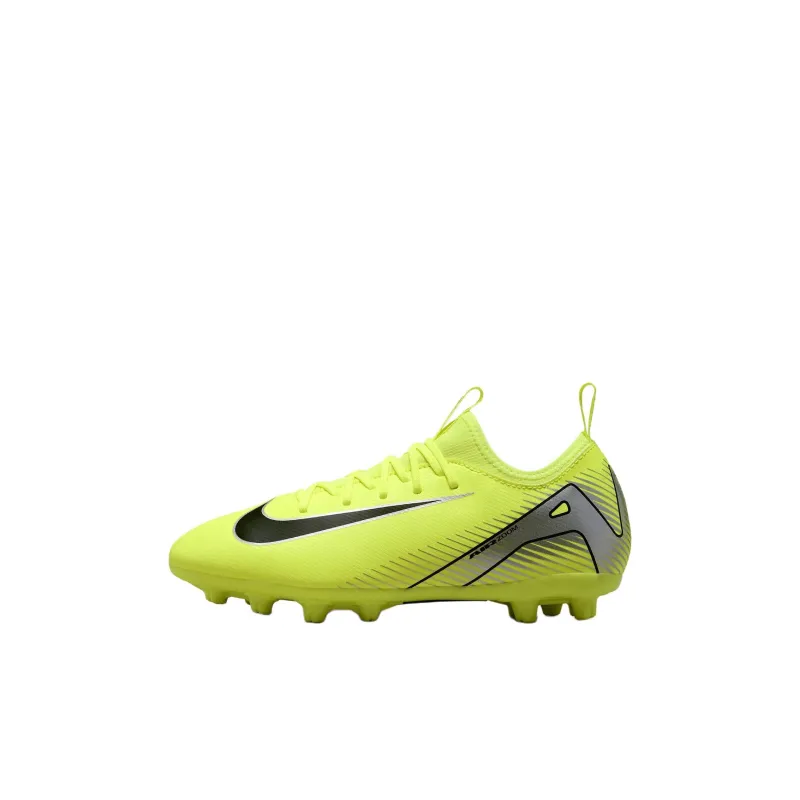 Nike Anti Slip Wear Resistant Low Top Kids' Soccer Shoes Yellow Black Kids'-0