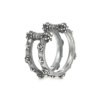 Yamagata S925 Silver Clip On Earrings Men's