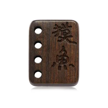 Gianina Ebony Wooden Ornaments Unisex