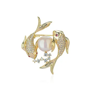Mofei Freshwater Pearl Brooches Women's