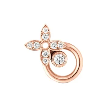 LOUIS VUITTON Idylle Blossom Earrings Pink Gold And Diamonds