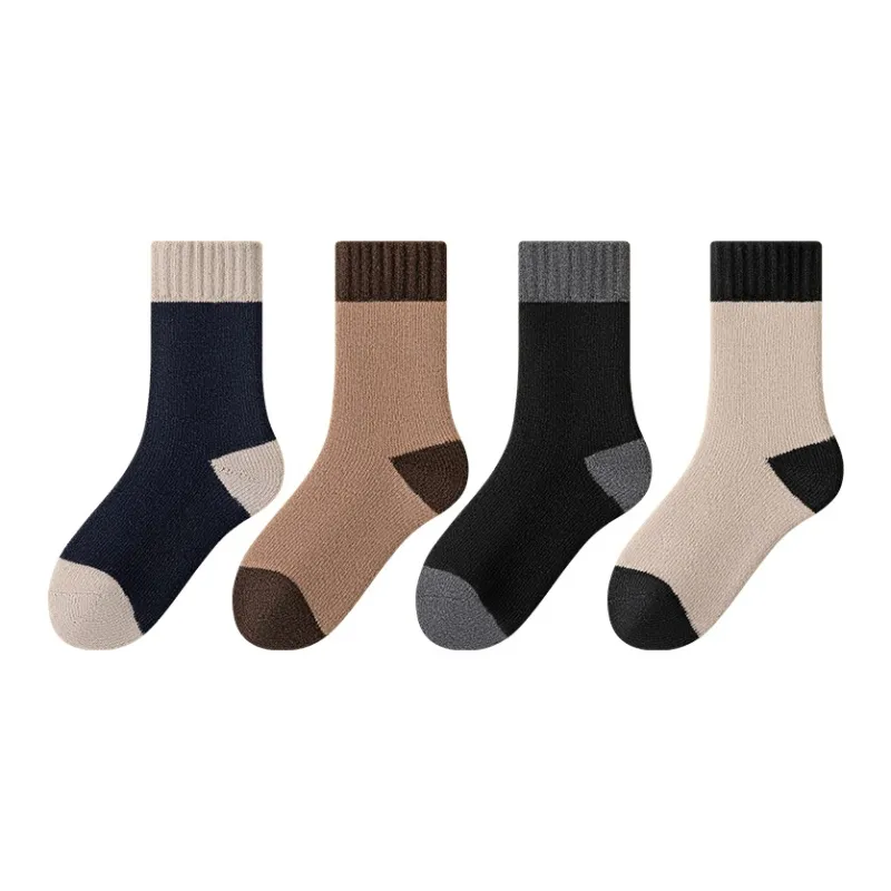 MIIOW Mid Calf Socks Unisex 4 Pack-10