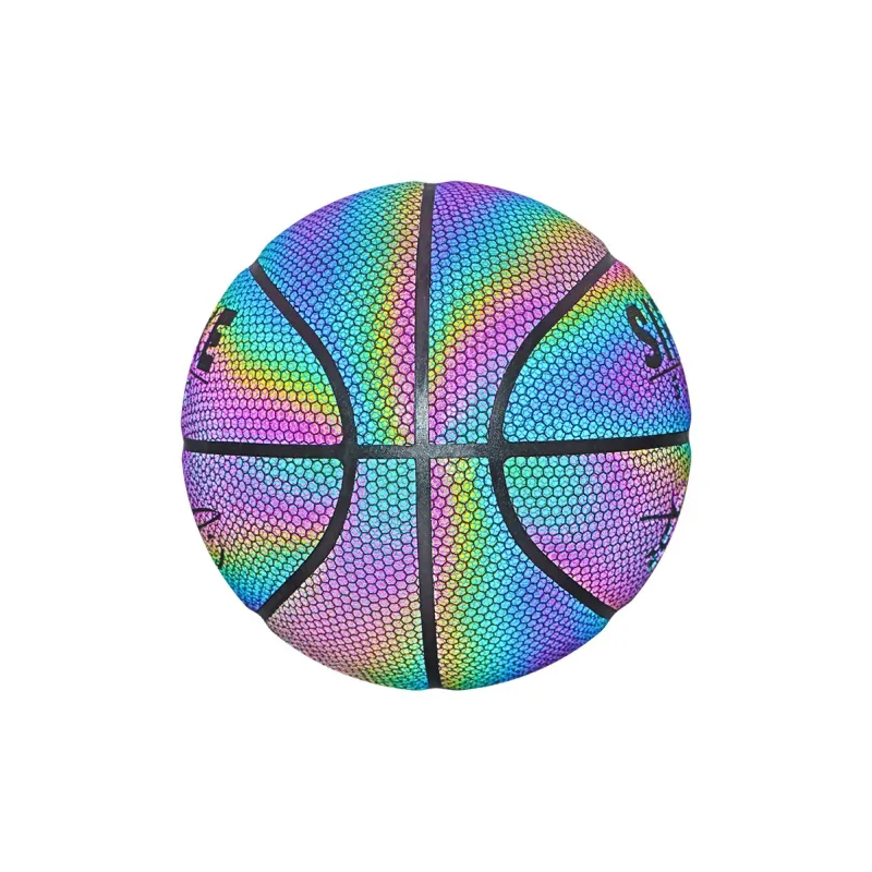 SIPAKESPORT Synthetic Leather Basketball Rainbow Size 7 Reflective Street Unisex-5