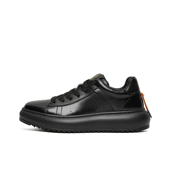 HANG TEN Low Top Casual Shoes Men's Midnight Black Paste-1