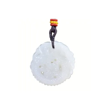 Jing Ruyu Hetian Jade Necklaces White Jade Unisex
