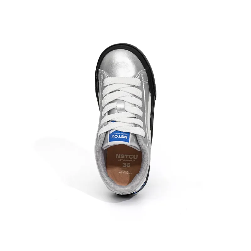 NSTCU Skateboard Shoes Women's Liquid Silver-4