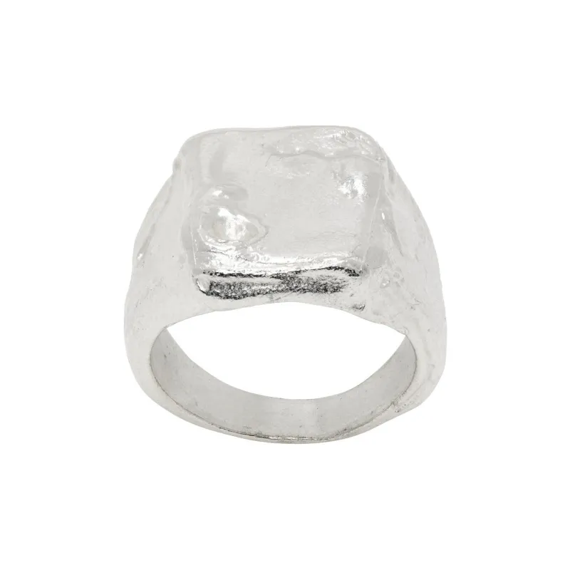 Alighieri Recycled 925 Silver Rings Men's Silver-0