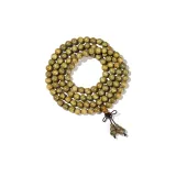 8mm Green Sandalwood 108 Pcs Buddhist Bead Beaded Bracelet