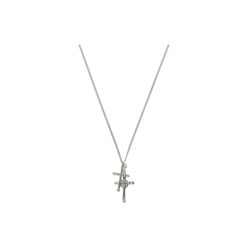 EMANUELE BICOCCHI 925 Sterling Silver Necklaces Men's Silver-0