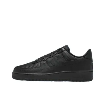 Nike Air Force 1 Anti Slip Wear Resistant Low Top Skateboard Shoes Unisex Black